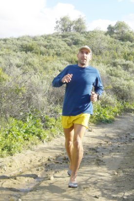 runner on trail